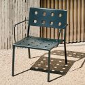 HAY Balcony Lounge Armchair Dark Forest