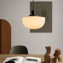 Audo Copenhagen Bank Pendant Light - Opal Shade