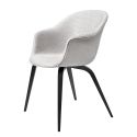 Gubi Bat Dining Chair -  Fully Upholstered Wooden Base