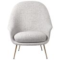 Gubi Bat Lounge Chair - High Back & Metal Base