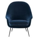 Gubi Bat Lounge Chair - High Back & Metal Base