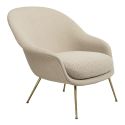 Gubi Bat Lounge Chair - Low Back & Metal Base