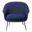 Gubi Bat Lounge Chair - Low Back & Metal Base