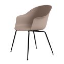 Gubi Bat Dining Chair - Metal Conic Leg Base