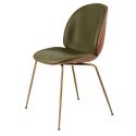 Gubi Beetle Chair - Front Upholstery - Metal Leg Base - Veneer Shell 