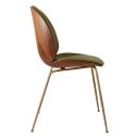 Gubi Beetle Chair - Front Upholstery - Metal Leg Base - Veneer Shell 