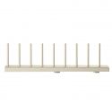 String Plate Rack 30cm, Beige 2 Pack