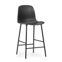 Normann Copenhagen Form Bar Chair - Steel Base