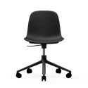 Normann Copenhagen Form Swivel Chair with Castors 