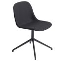 Muuto Fiber Side Chair - Swivel Base Upholstered With Return