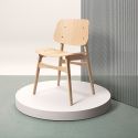 Fredericia Søborg Dining Chair - Wooden Legs