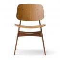 Fredericia Søborg Dining Chair - Wooden Legs