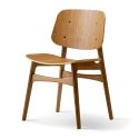 Fredericia Søborg Dining Chair - Wooden Legs