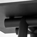 HAY Boa Table Medium - Charcoal & Black Laminate