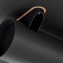 HAY Boa Table Medium - Charcoal & Black Laminate