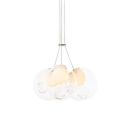 Bocci 28.3 Cluster Pendant - Clear & White