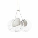 Bocci 28.3 Cluster Pendant - Clear & White