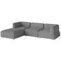 Bolia Arke Garden Sofa - 3 Sofa Modules with Pouf