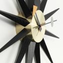 Vitra Sunburst Clock - Black & Brass