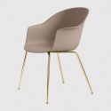 Gubi Bat Dining Chair - Metal Conic Leg Base