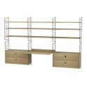 String Shelving Home Office/Working Bundle W F