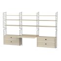 String Shelving Home Office/Working Bundle W F