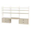 String Shelving Home Office/Working Bundle W F