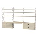 String Shelving Home Office/Working Bundle W F