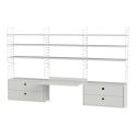 String Shelving Home Office/Working Bundle W F