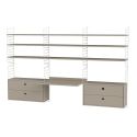String Shelving Home Office/Working Bundle W F