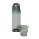 NINE Milk Carafe & 2 Glasses Set, Grey