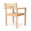 Carl Hansen & Son AH502 Outdoor Dining Chair with Arms