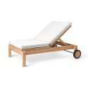 Carl Hansen & Son AH604 Outdoor Lounger and Footrest