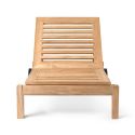 Carl Hansen & Son AH604 Outdoor Lounger and Footrest