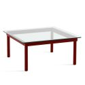 HAY Kofi Table - Clear Glass Top