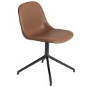 Muuto Fiber Side Chair - Swivel Base Upholstered With Return