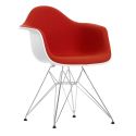 Vitra Eames DAR Plastic Upholstered Armchair