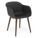 Muuto Fiber Recycled Armchair - Wood Base