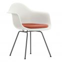 Vitra Eames DAX Plastic Upholstered Armchair