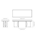 Audo Copenhagen Androgyne Lounge Table - Solid Marble