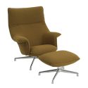 Muuto Doze Lounge Chair & Ottoman - Swivel Base