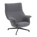 Muuto Doze Lounge Chair & Ottoman - Swivel Base