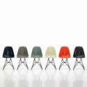 Vitra Eames DSR Fiberglass Chair, Red Orange