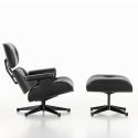 Vitra Eames Lounge Chair & Ottoman - Black Ash