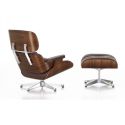 Vitra Eames Lounge Chair & Ottoman - Black Pigmented Walnut