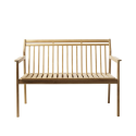 FDB Møbler M12 Sammen Garden Bench with Back