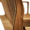FDB Møbler M12 Sammen Garden Bench with Back