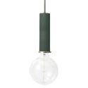 Ferm Living Collect Socket Pendant High Dark Green