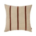 Ferm Living Senti Cushion - Linen / Carob Brown