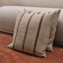 Ferm Living Senti Cushion - Linen / Carob Brown